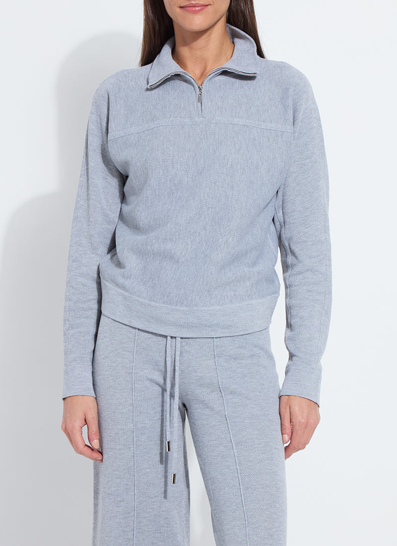Lysse Viola knit lounge sweatshirt