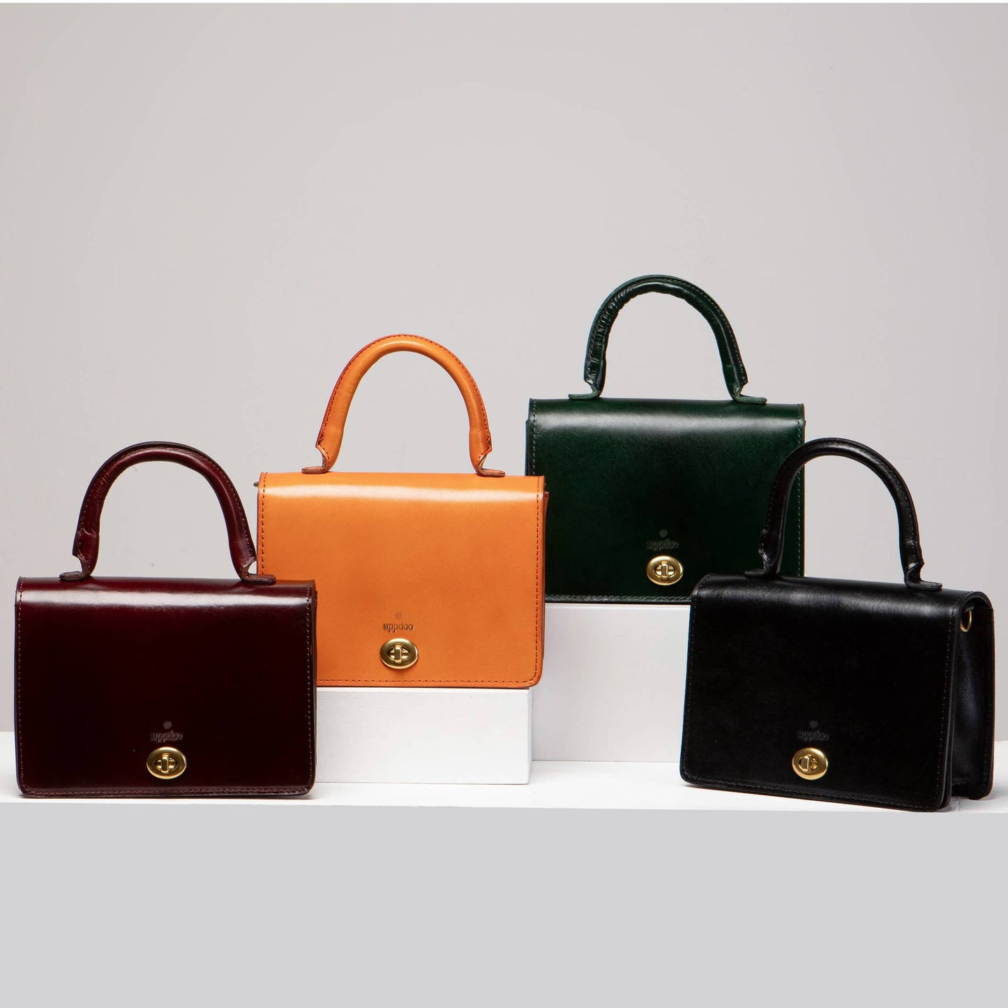 Turn-Loc Mini Satchel - Hunter Green