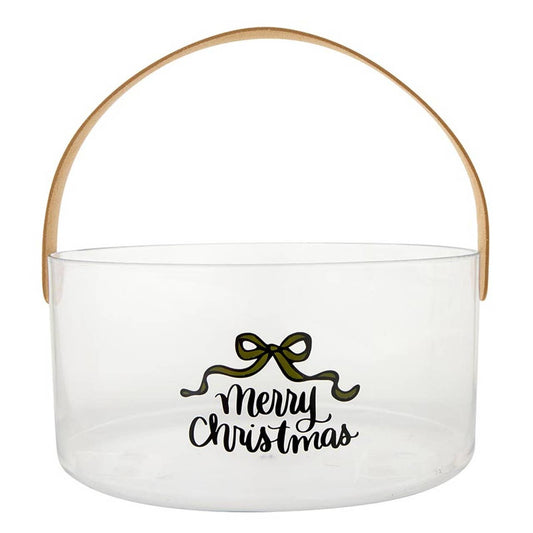 Acrylic Bucket - Merry Christmas