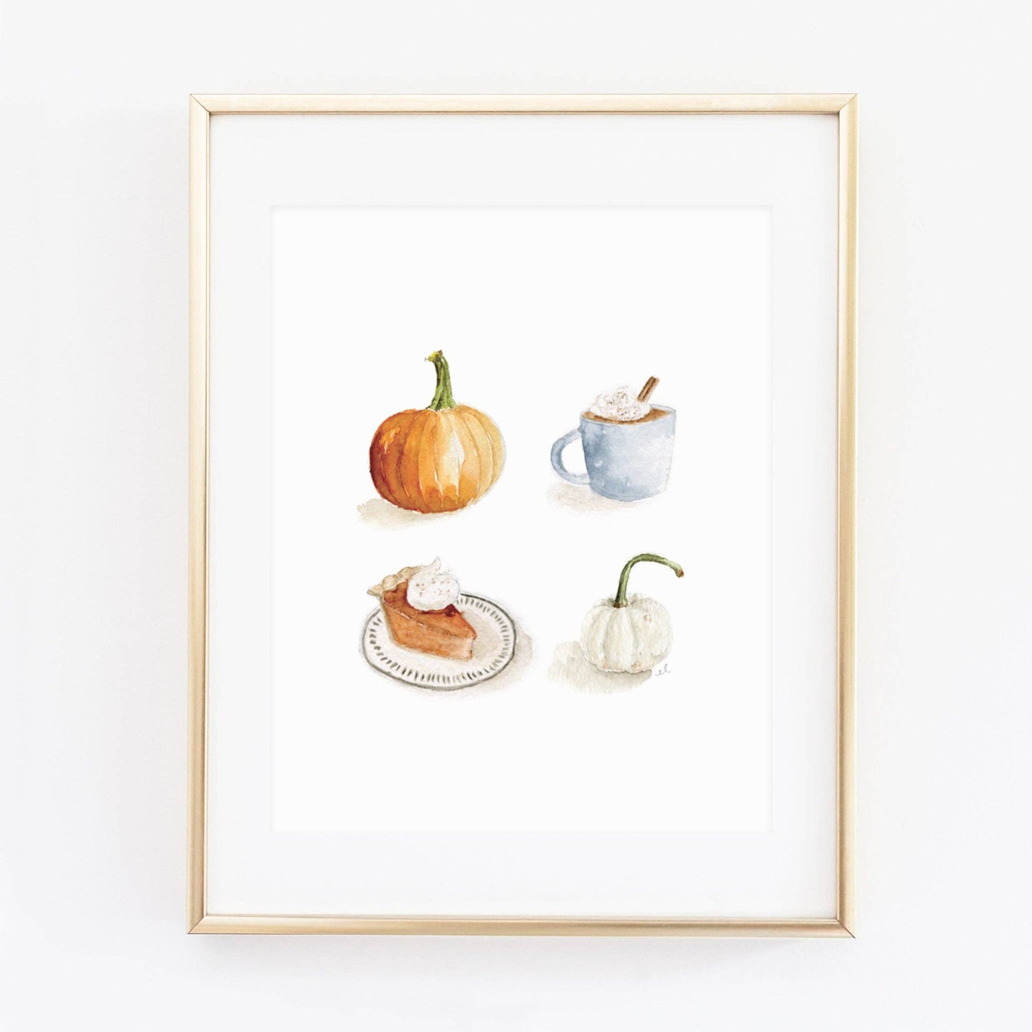 Pumpkin season art print