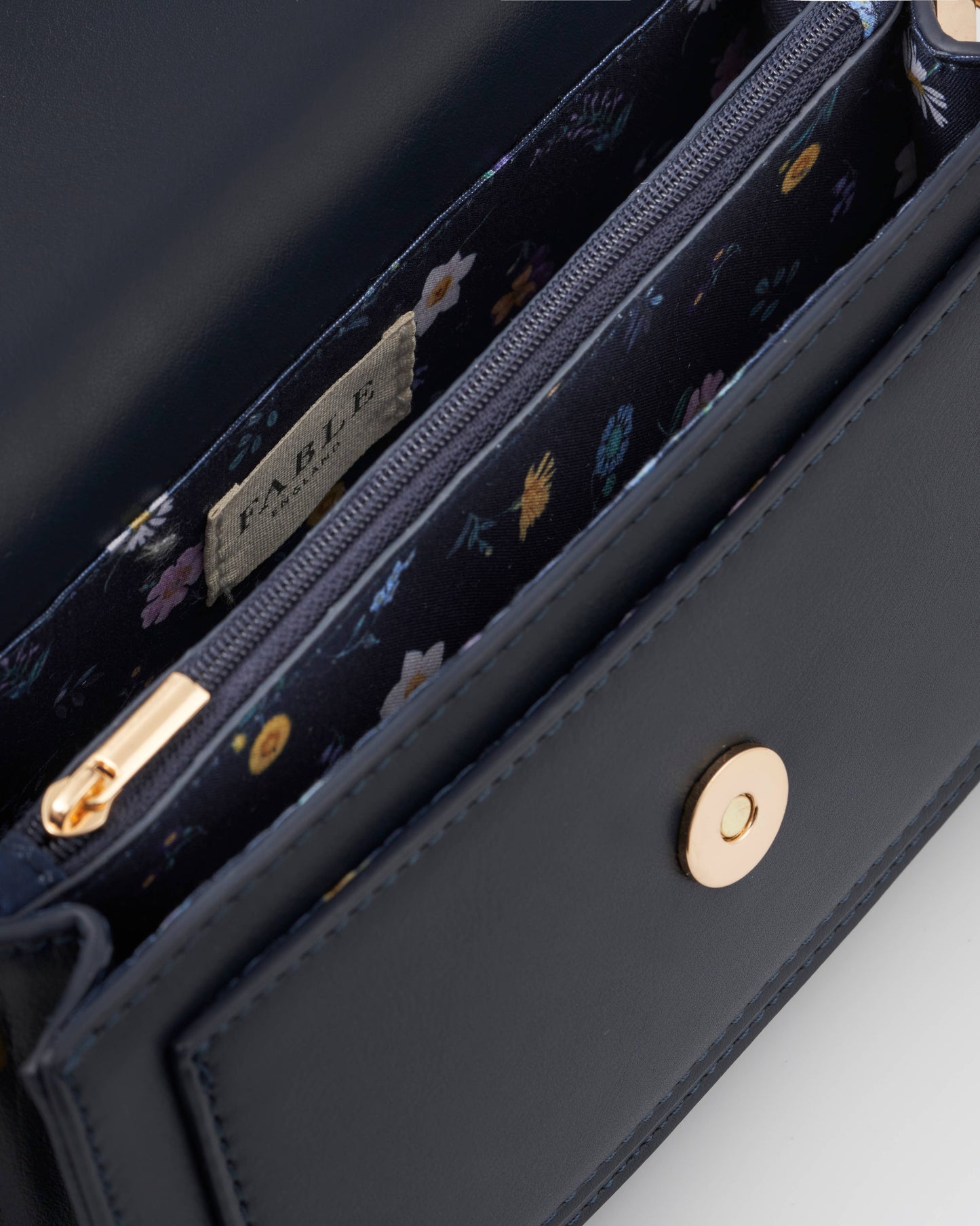 Running Bunny Navy Shoulder Purse