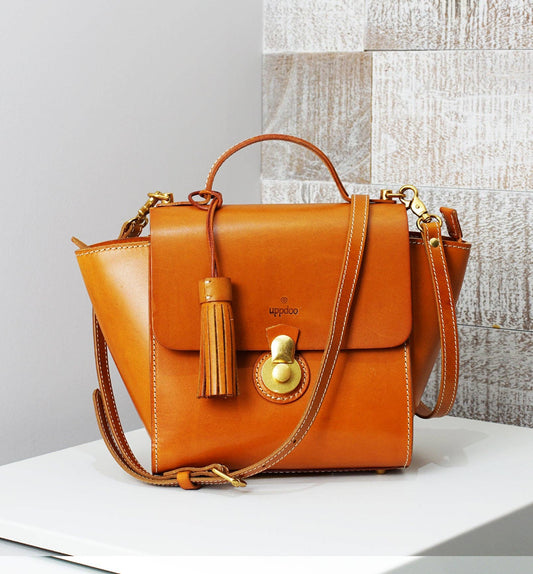 Vive 2.0 Classic Top Handle Satchel - Apricot
