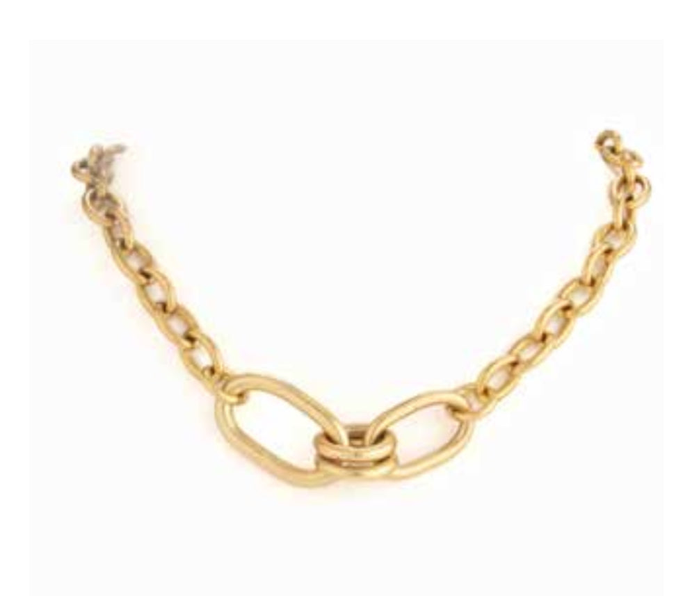 T&T chunky brass chain-link