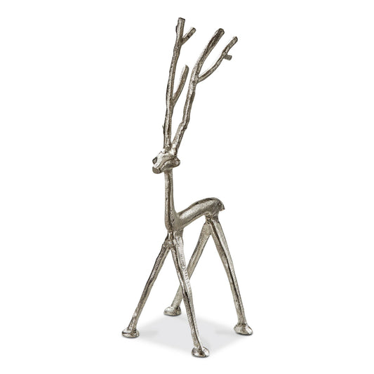 Cast Aluminum Reindeer Large Holiday Decoration