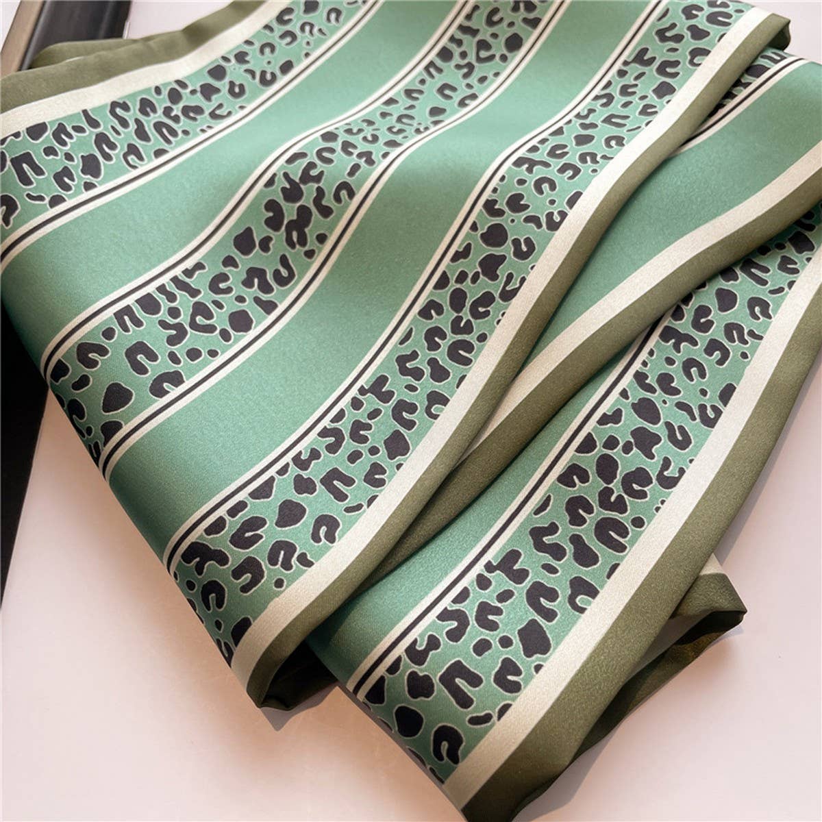 THIN SCARF FASHION PRINT RIBBON HEAD SCARF_CWASC1511