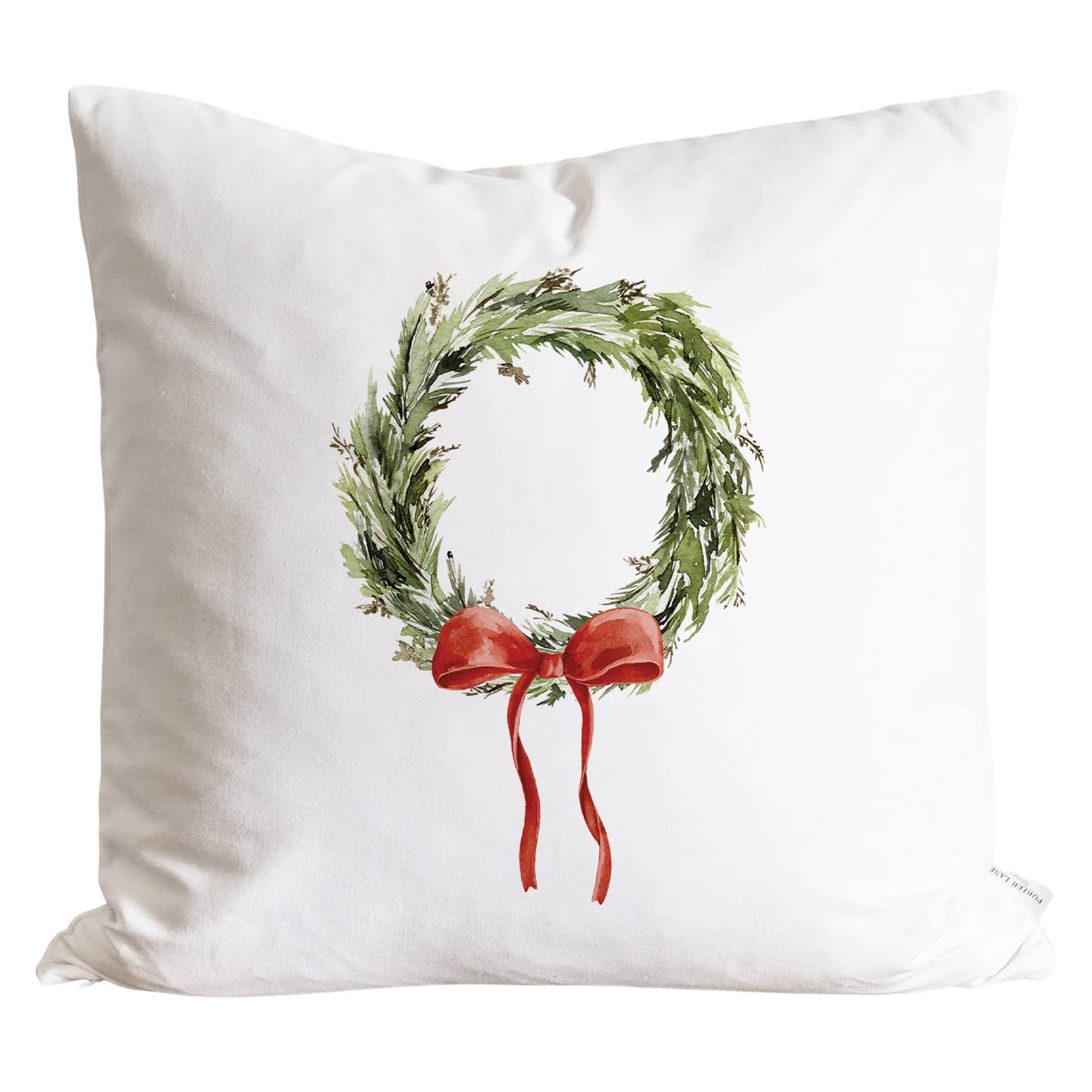 Christmas Wreath Pillow Cover