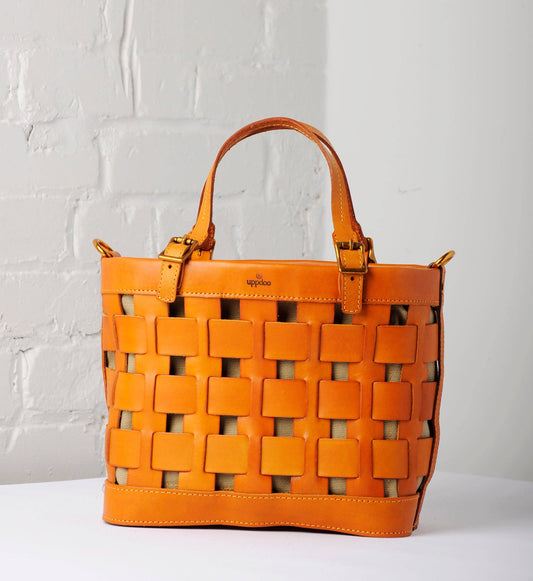 Venture Basket Tote - Apricot