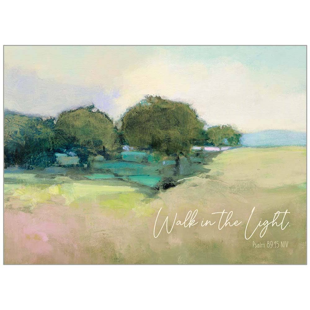 Scenic Meadow - Faith Birthday Card