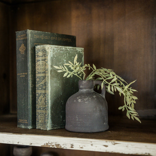 4" AGED BLACK JUG