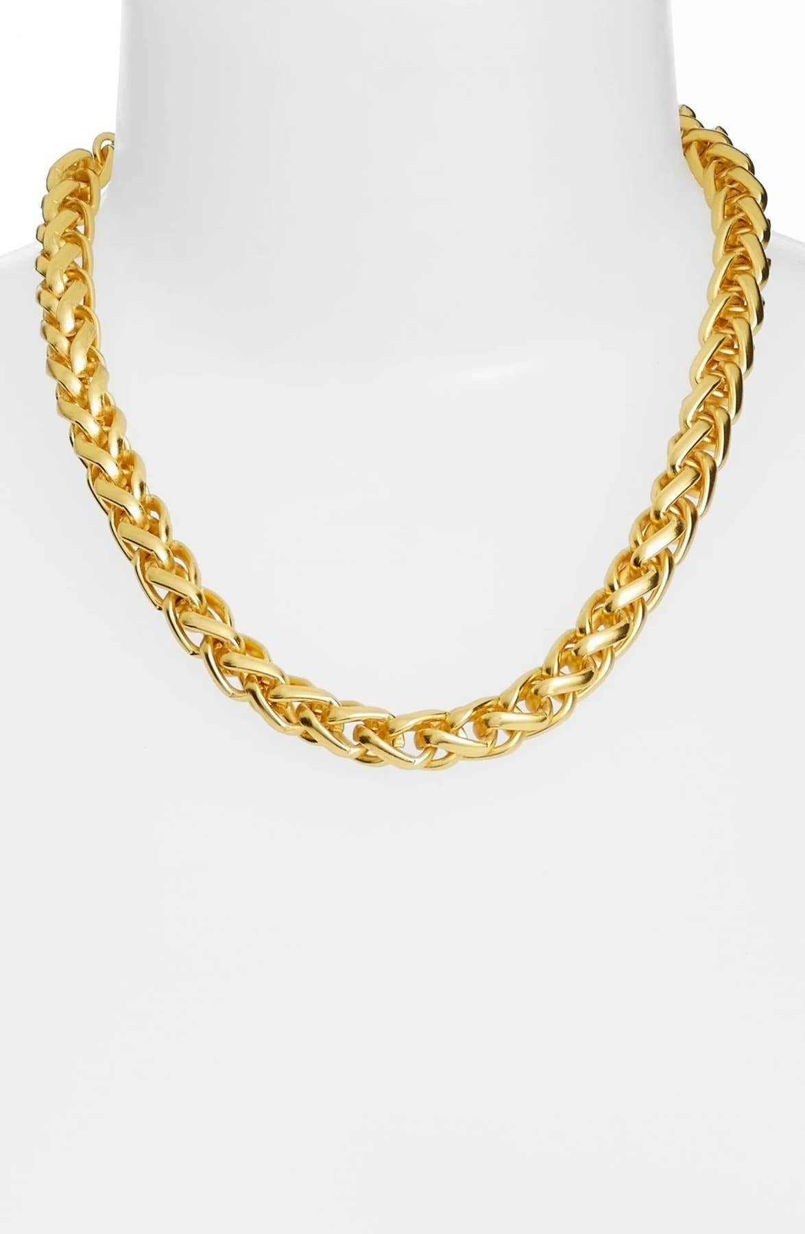Trendy Braided Link Chain Necklace for Women
