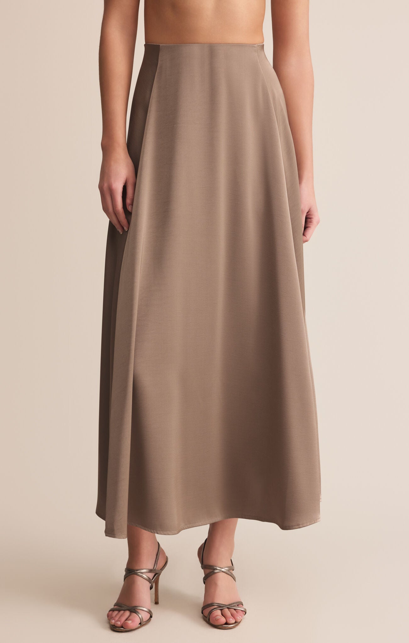 Z Supply NORTHPOINTE SATIN MIDI SKIRT