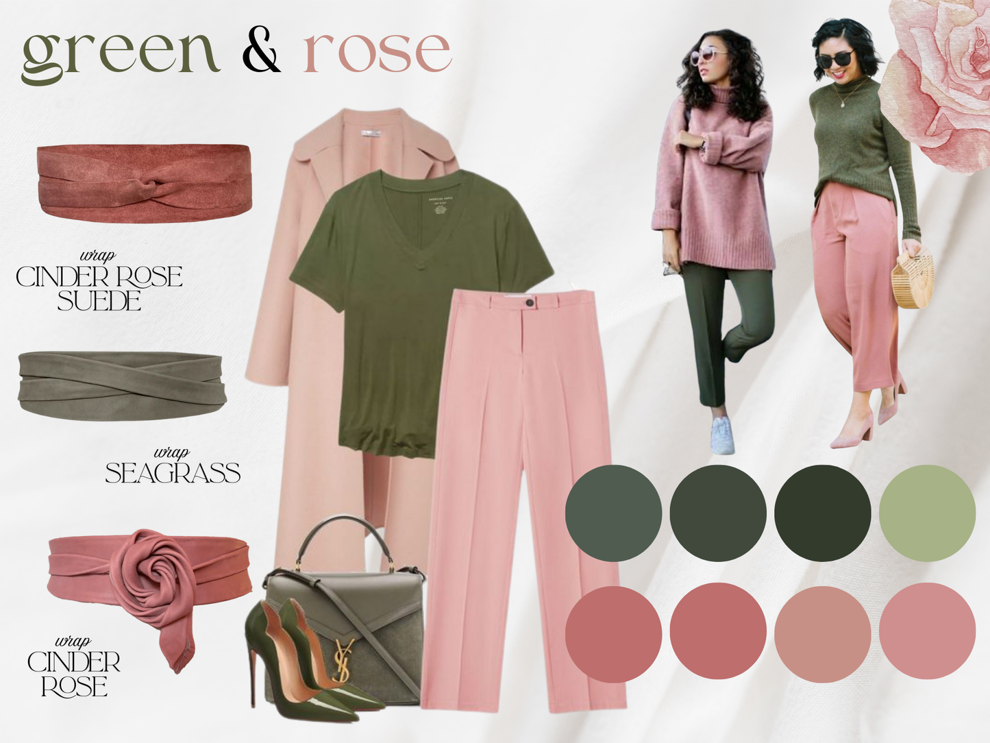 Wrap Belt - Berry Suede