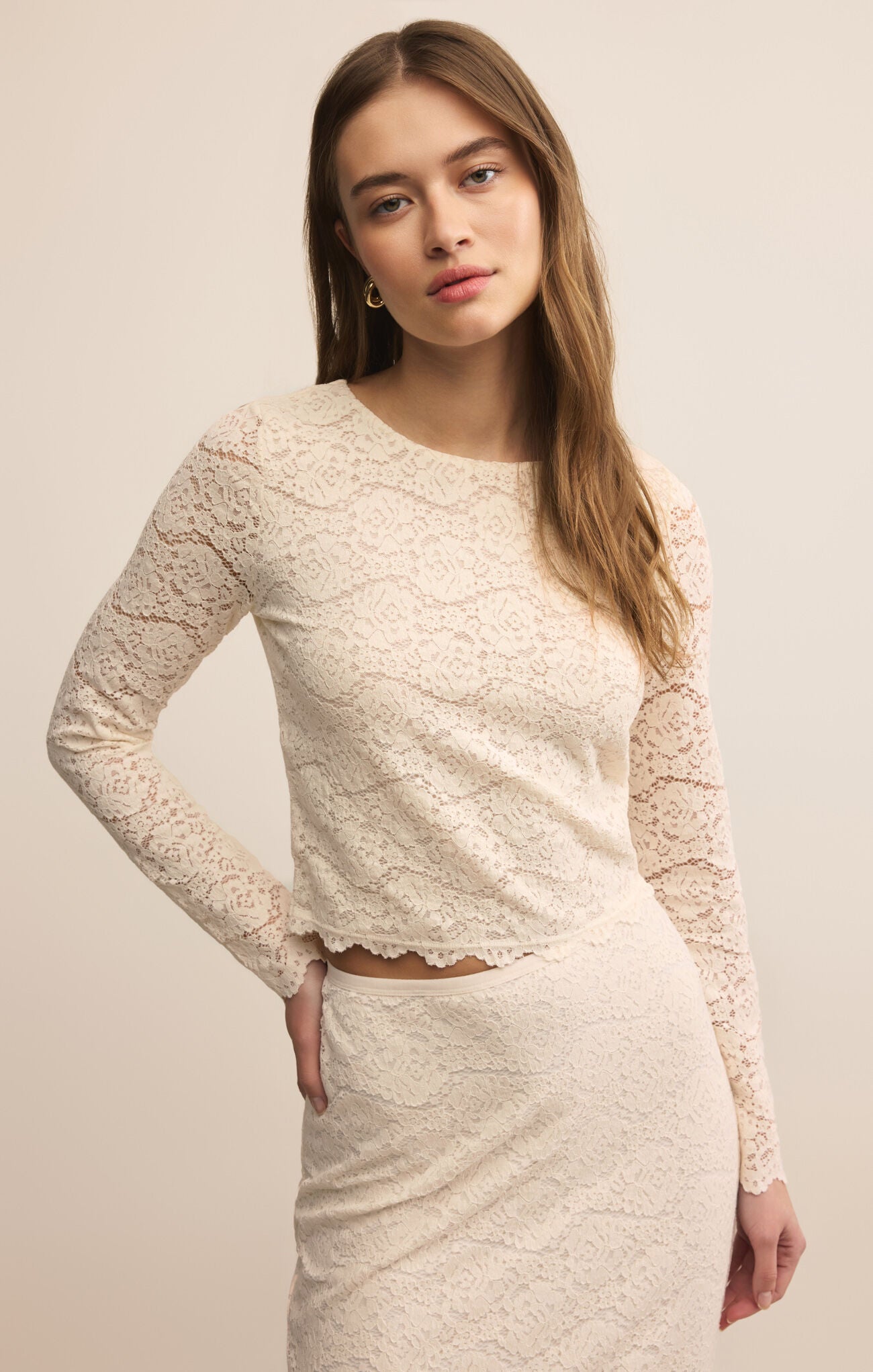 Z Supply AURORA LACE TOP