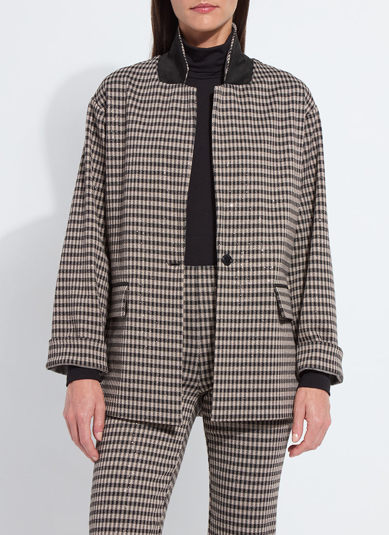 Lysse Colleen Metallic Relaxed Blazer