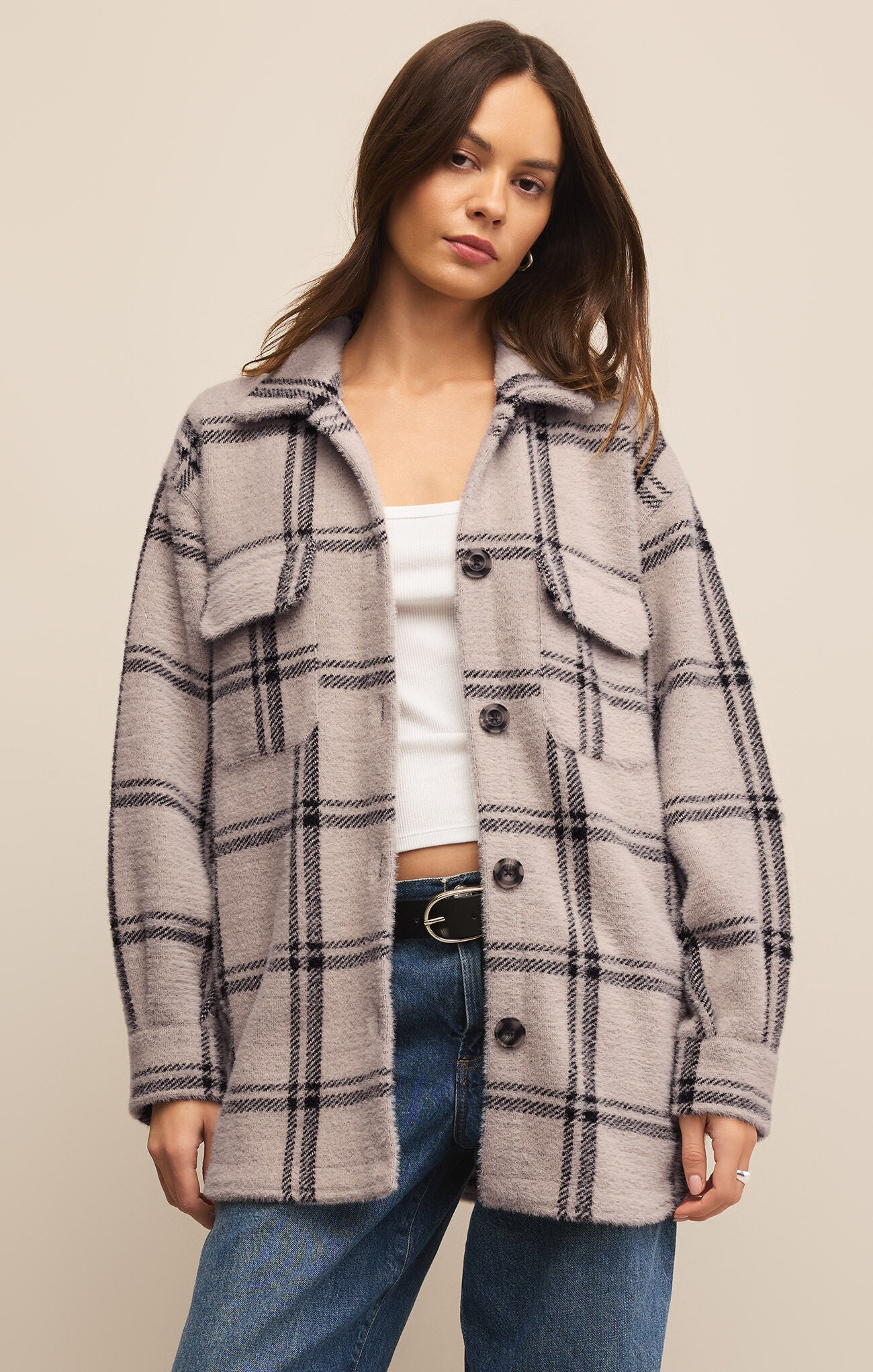 Z Supply Tucker Plaid Coat