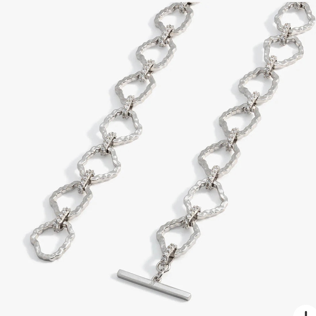 Brackish SOUTH OF BROAD RHODIUM PLATED NECKLACE