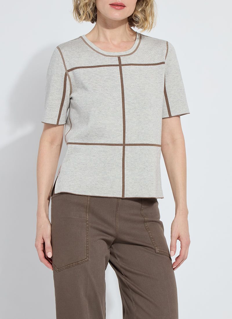 Lysse Odessa Reversible Knit Short Sleeve Tee