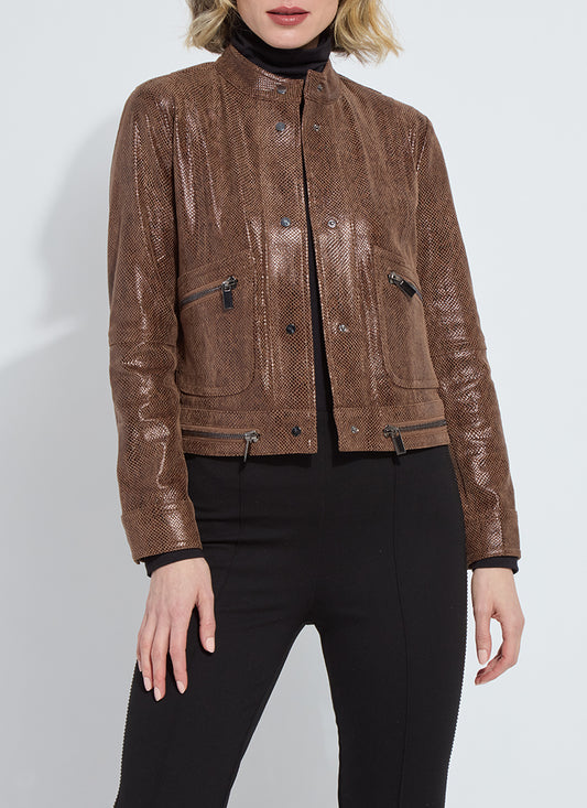 Lysse Porter Foil Vegan Suede Jacket