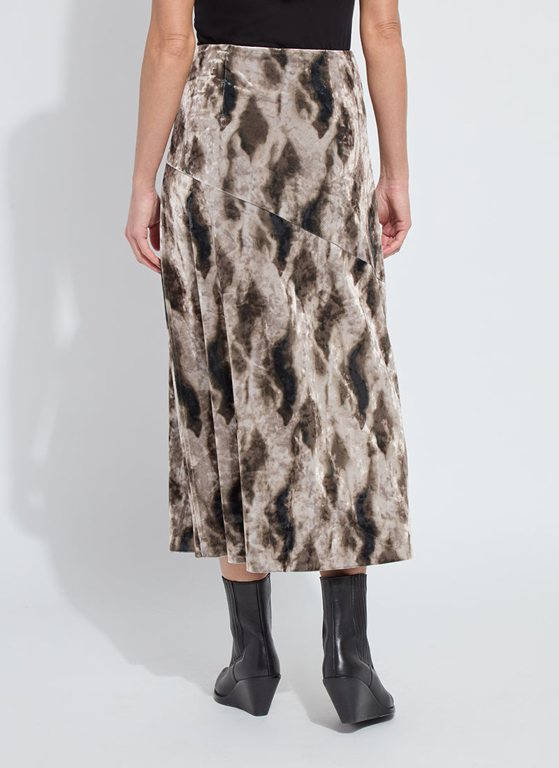 Lysse Dominique St velvet pleated skirt