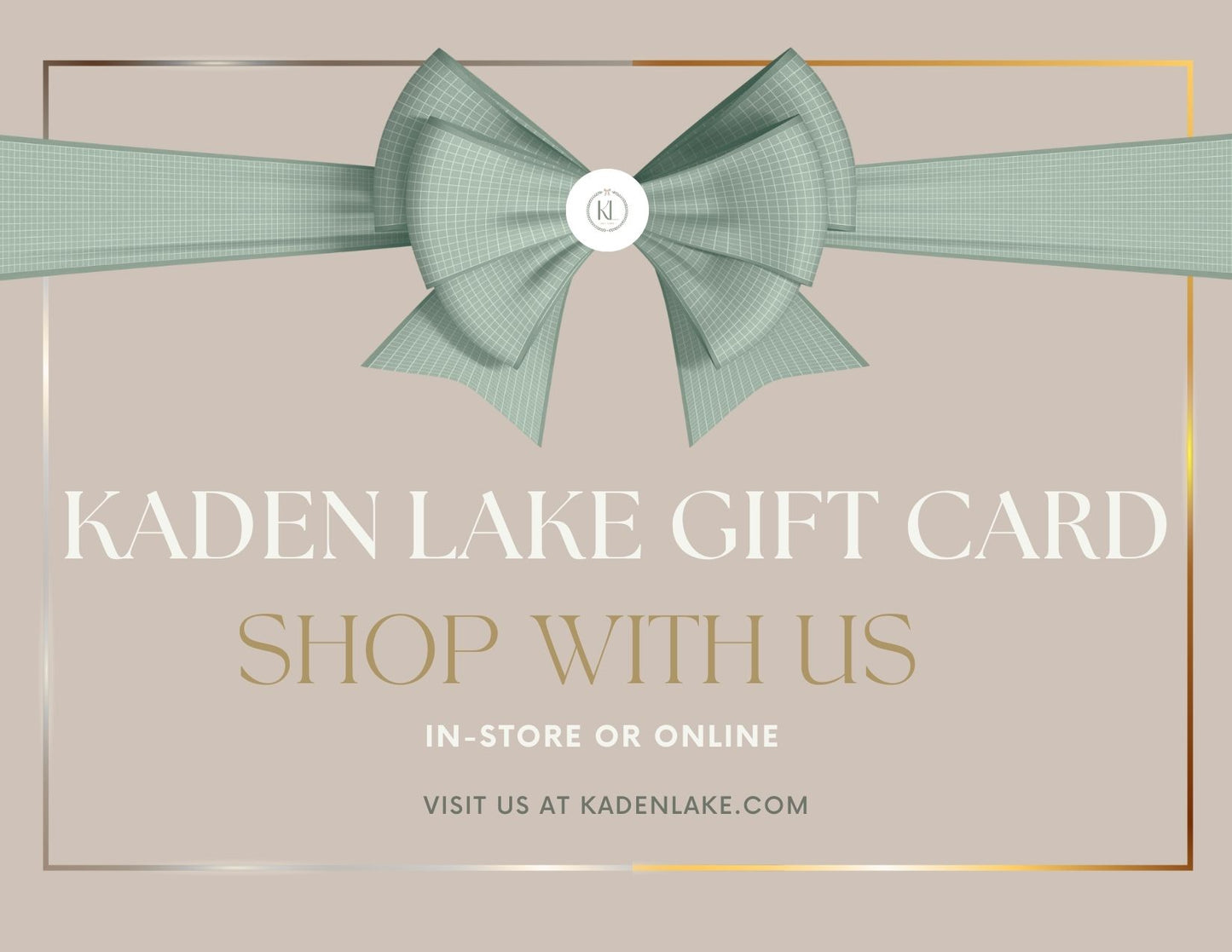Gift Card Kaden Lake