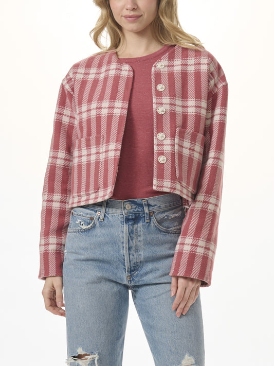 Splendid Tiffany Reversible Plaid Jacket
