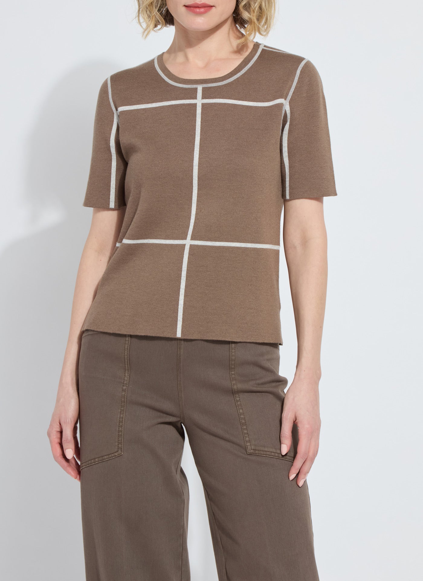 Lysse Odessa Reversible Knit Short Sleeve Tee