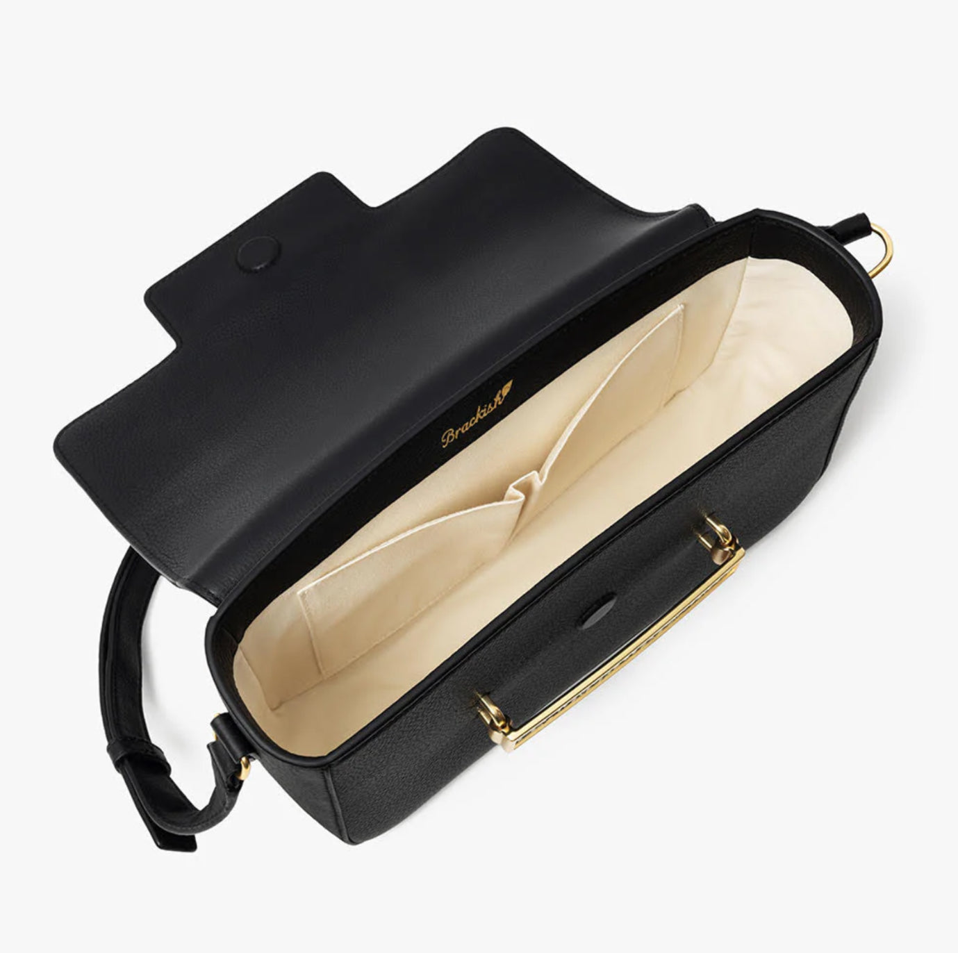 Brackish Oxford Crossbody Bag in Black-Guinea