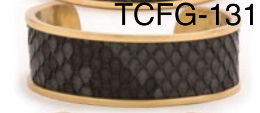 Taylor & Tessier Medium Charcoal Cuff