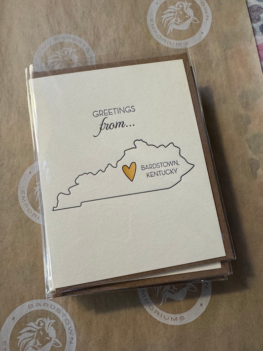 Greetings Local Card Bardstown, KY
