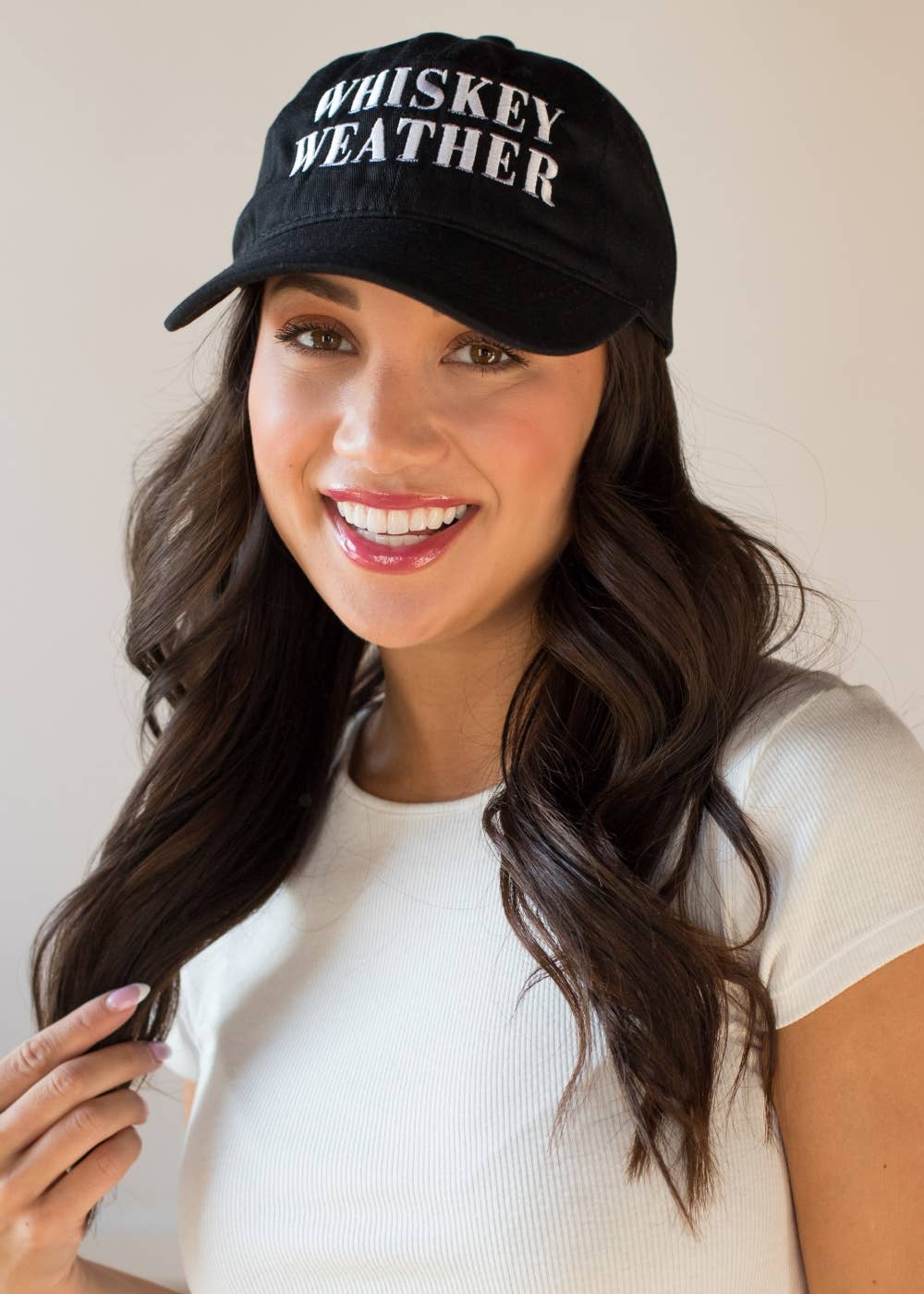 Black Whiskey Weather Baseball Hat