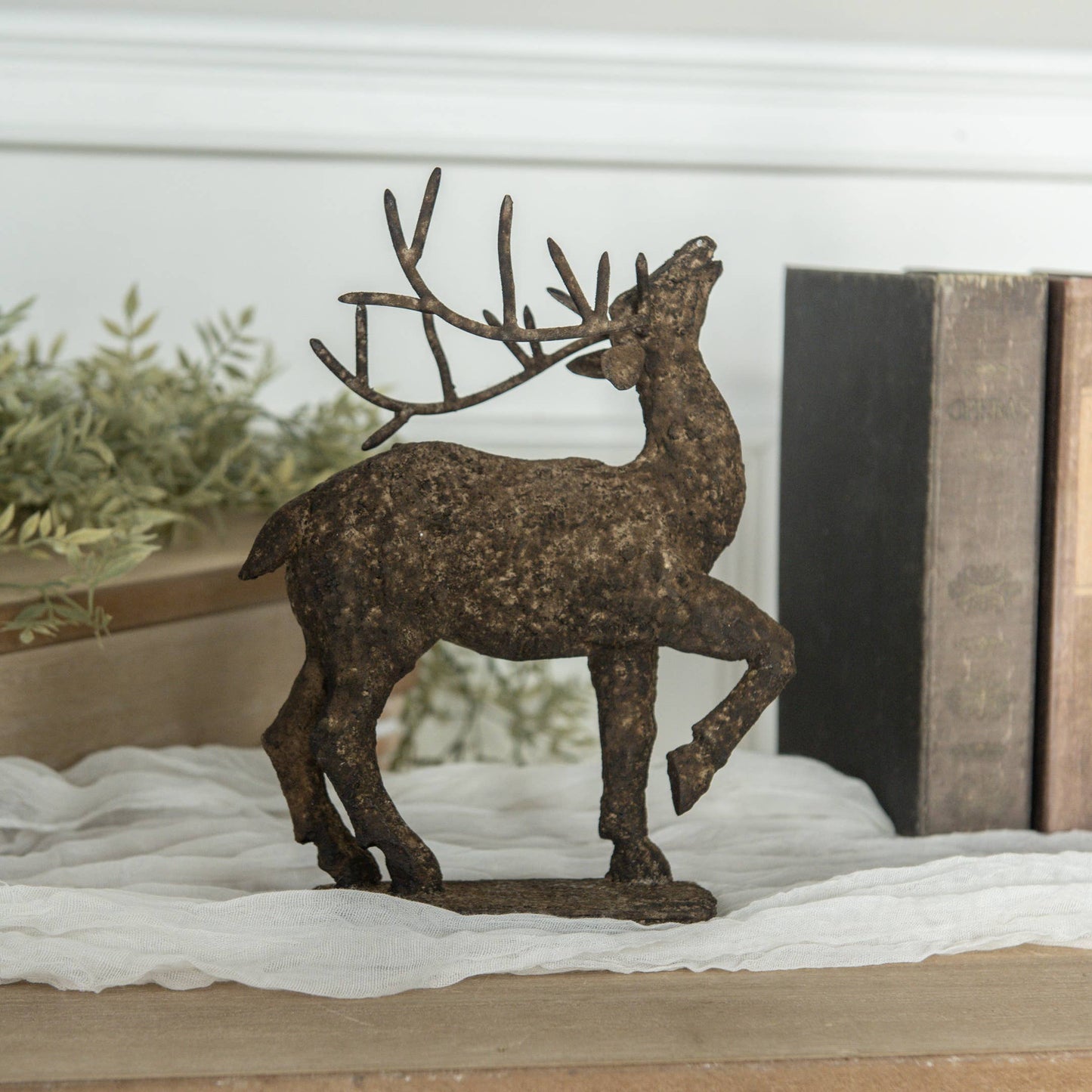 RUSTIC TABLETOP DEER