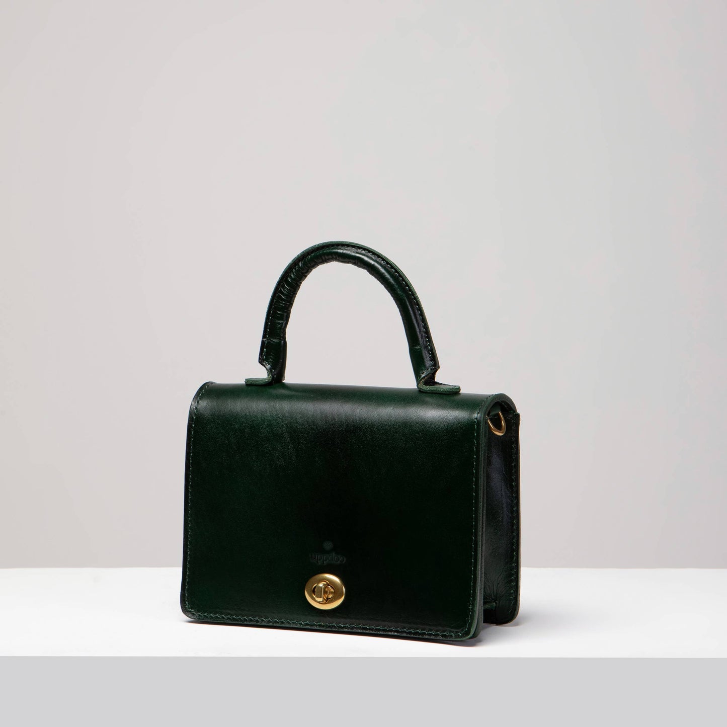 Turn-Loc Mini Satchel - Hunter Green