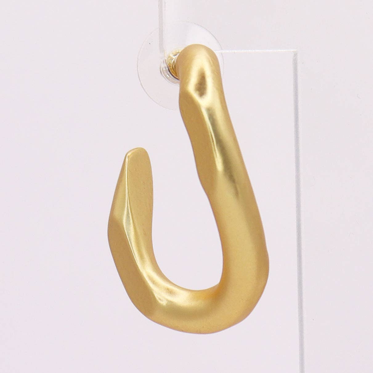 Every day wear curb link hoop earrings - black friday