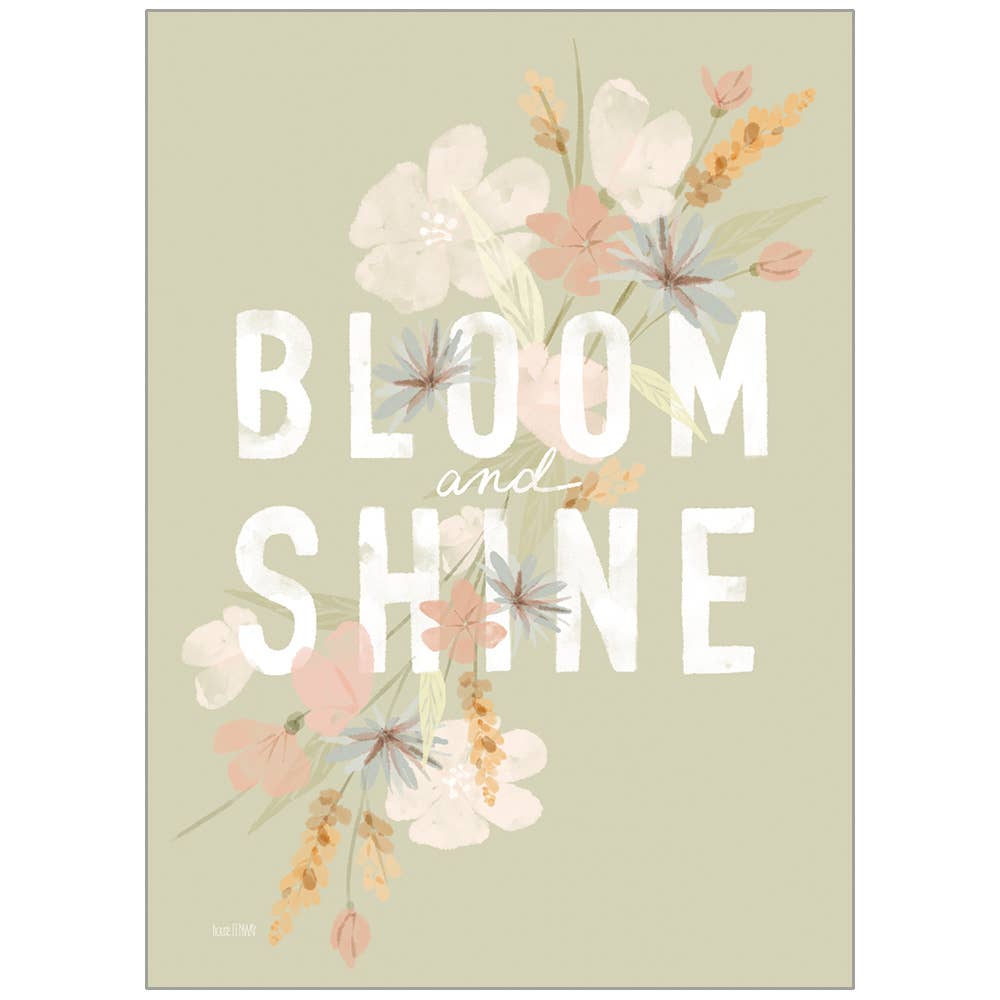 Bloom & Shine - Birthday Card