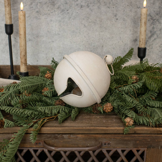 6.75" WHITE SLEIGH BELL