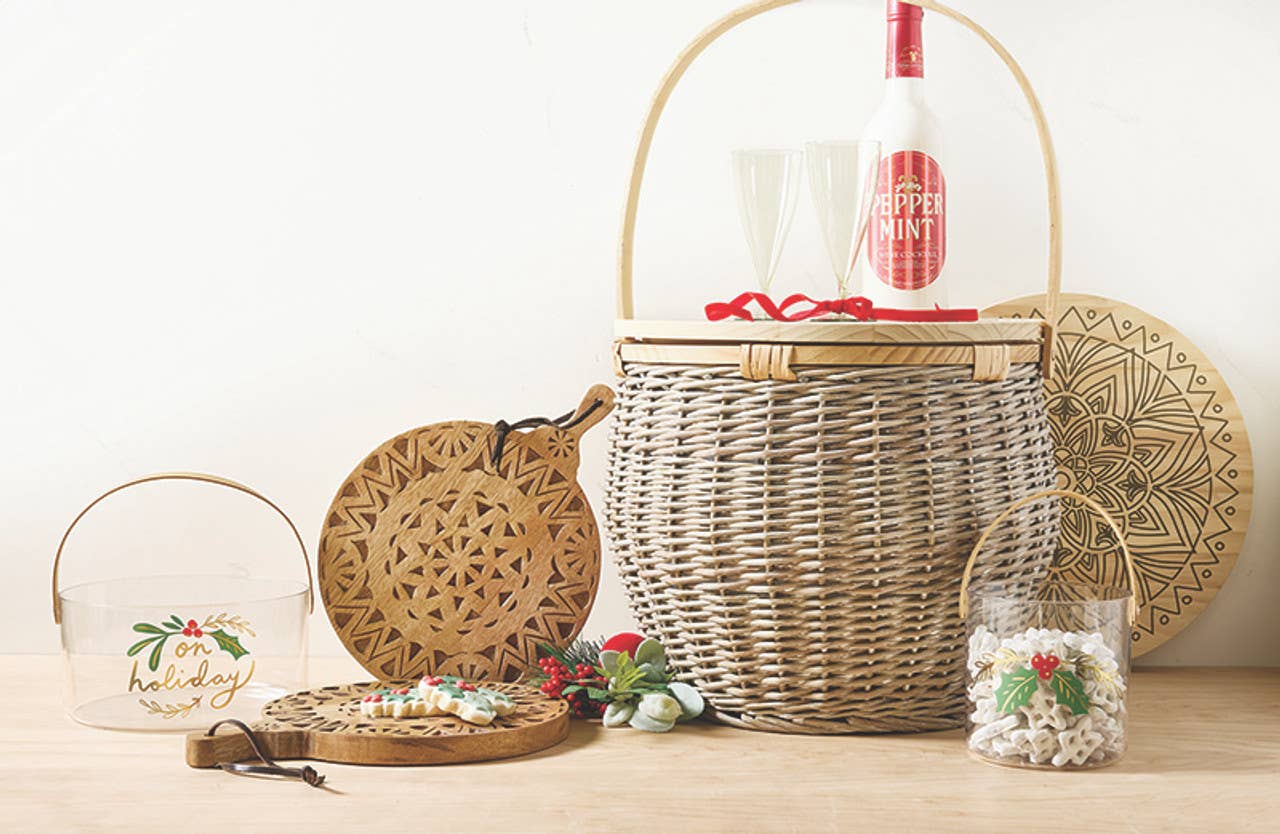 Acrylic Ice Bucket - Holly