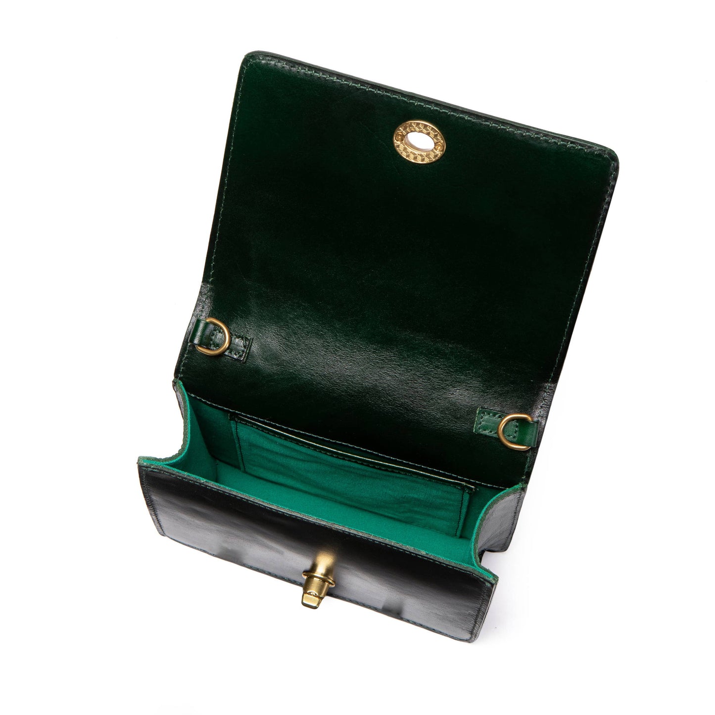 Turn-Loc Mini Satchel - Hunter Green