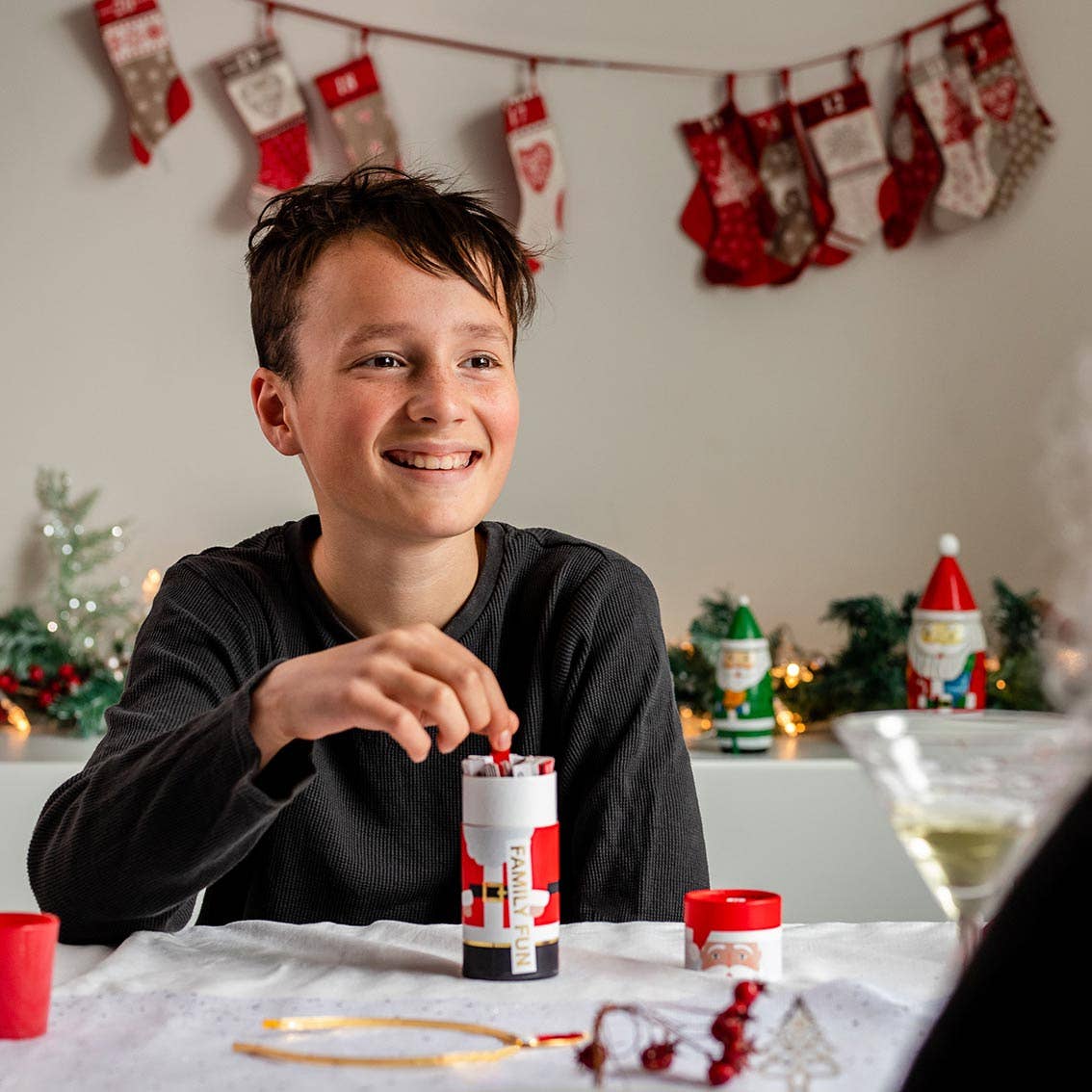 Santa Dipsticks Christmas Game | POS Unit | 12 Pack |