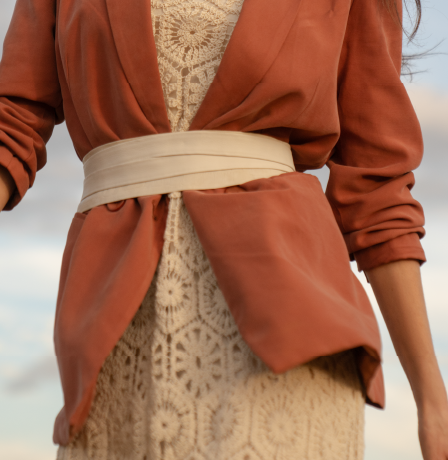 Wrap Belt - Bone - OS