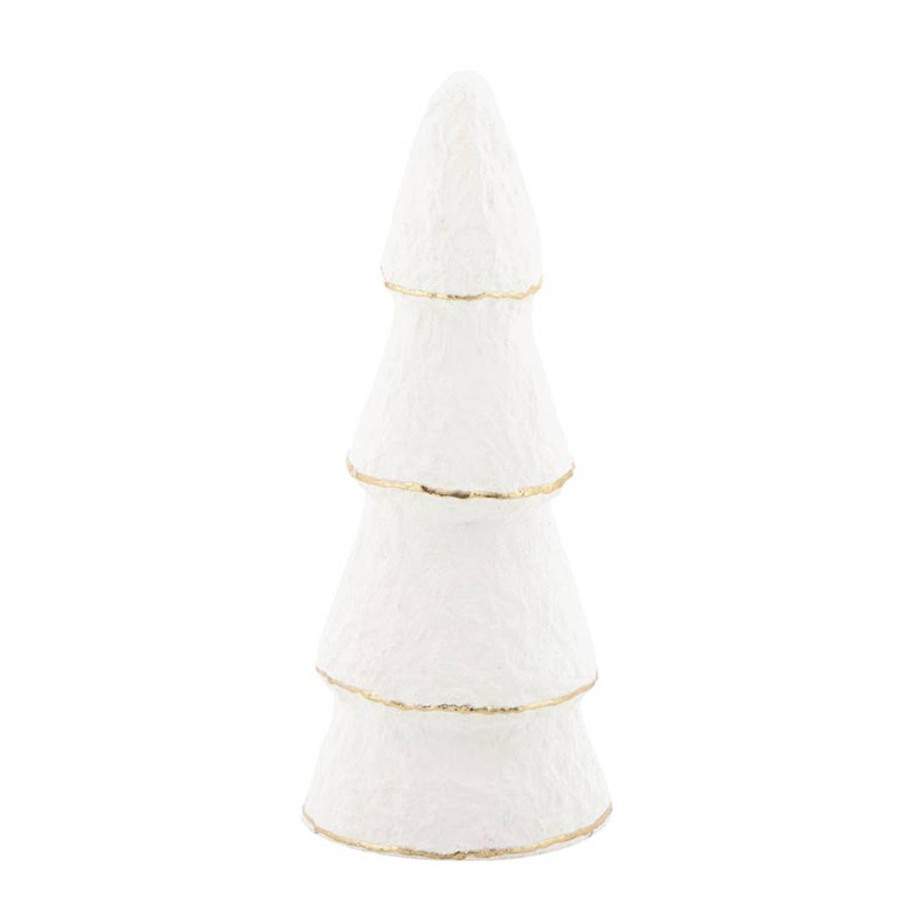 Paper-Mache Trees - Ivory - Set of 3