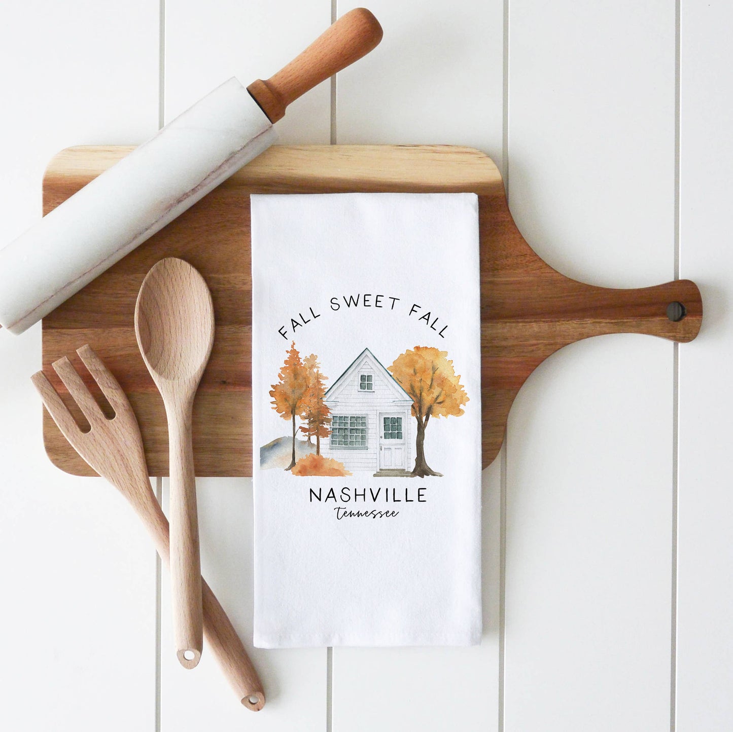 Fall Home Tea Towel