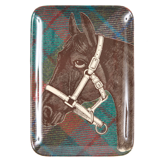EQUUS TWEED DRESSER TRAY FULL HEAD