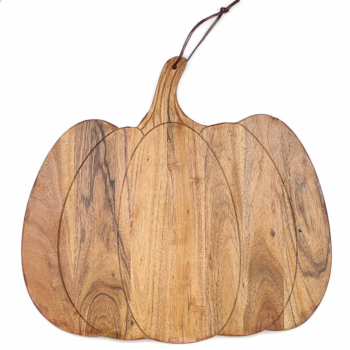 Pumpkin Serving Board   Natural   17x18x.5