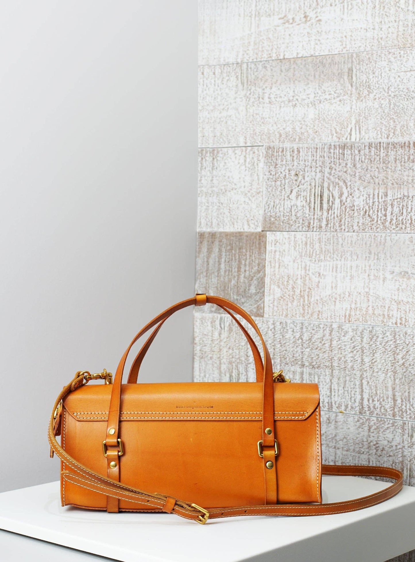 Vive 2.0 Classic Baguette Satchel- Apricot