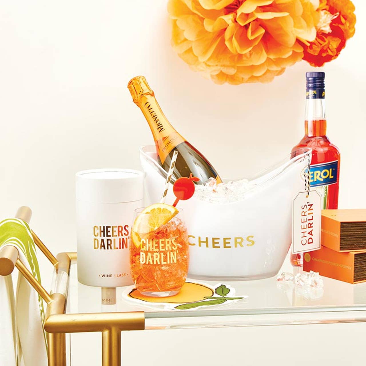 Acrylic Beverage Bucket - Cheers