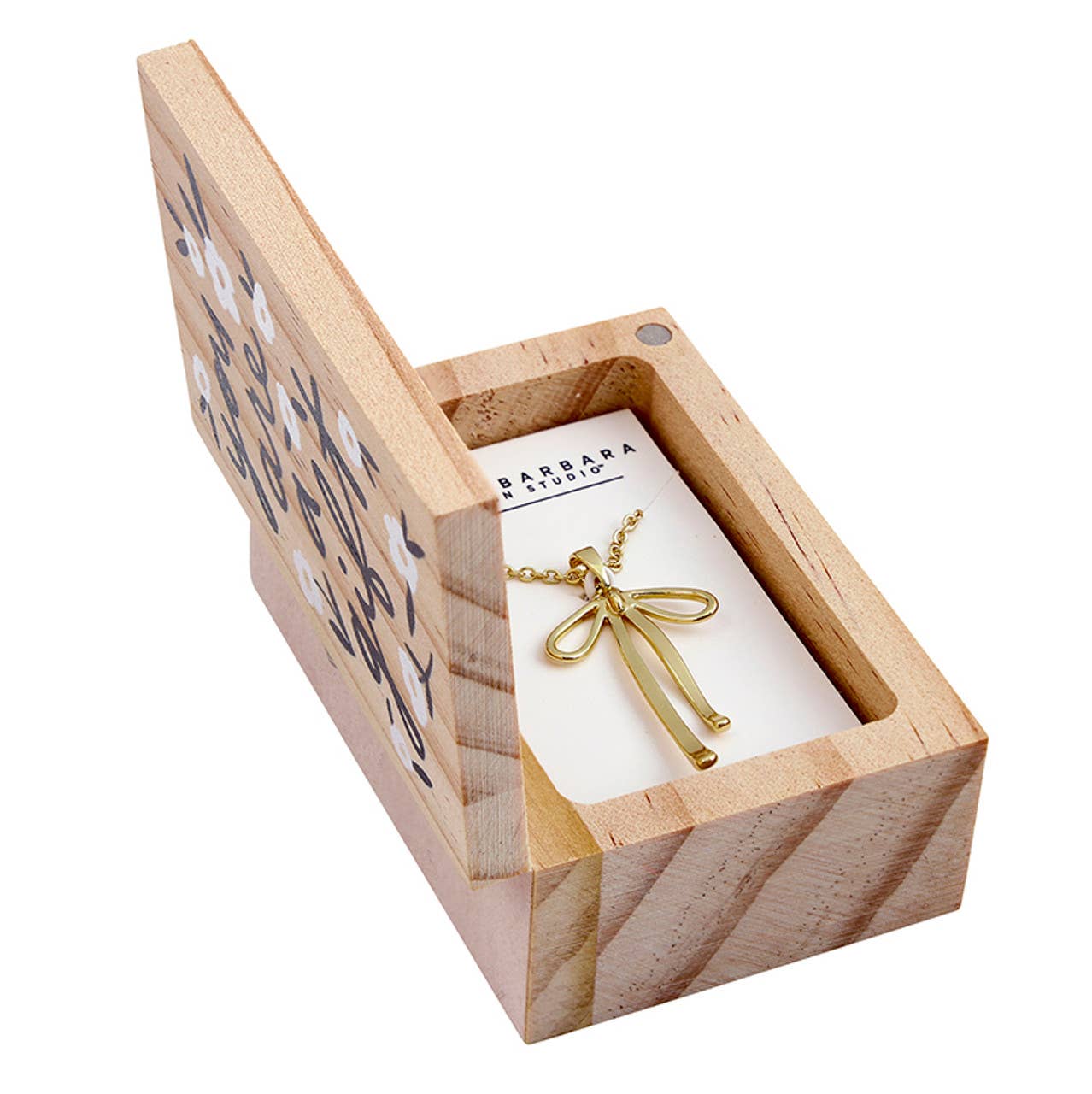 Treasure Box Bow Necklace - You are a Gift