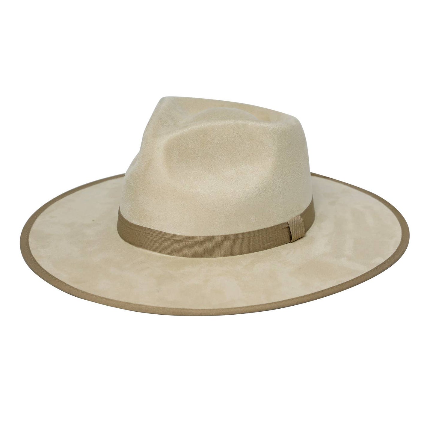 Melissa Wool Felt Grosgrain Band Wide Brim Hat