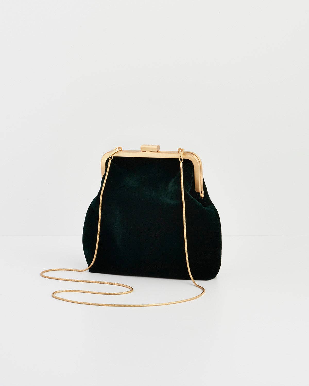 Into The Woods Green Clutch Bag