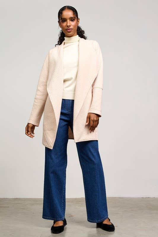 Open Front Quilted Jacket