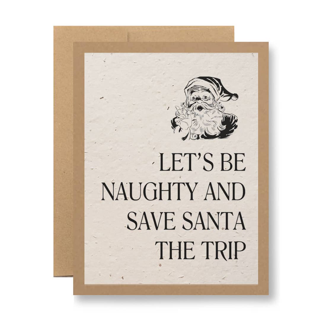 Eco Kraft or White Seed Paper - Let's be naughty...